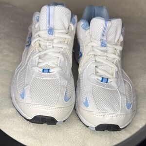 New Balance 494  White and Light Blue Ladies Sneakers